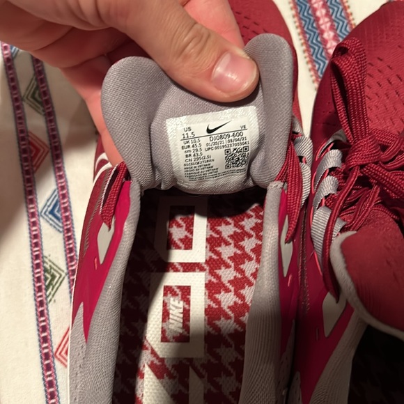 New Alabama Team Issued Zoom Pegasus 38 Size 11.5 - Picture 3 of 5